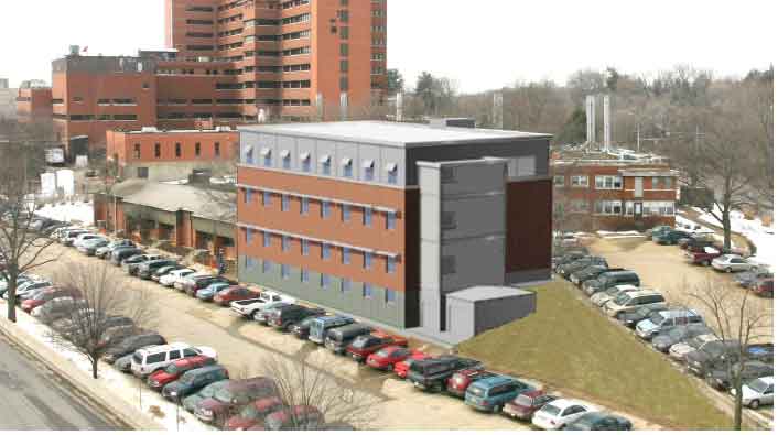 Image of the new Research Laboratory at the VA Iowa City Health Care System medical center.